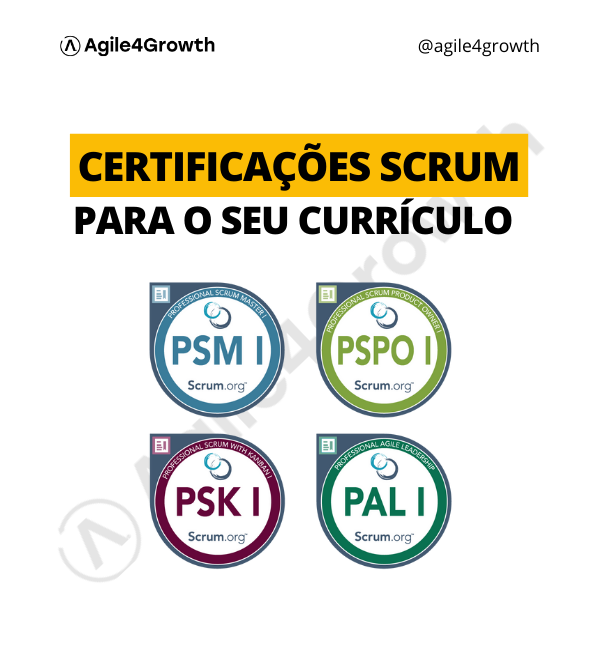 Agile4Growth - 4 Certificações Scrum que você deveria conhecer